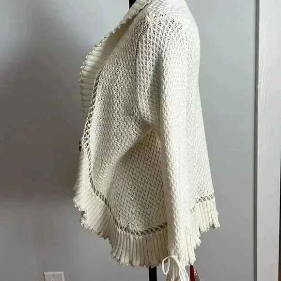 NWT! Ruby Red Petite Xl cream cardigan - Picture 4 of 5